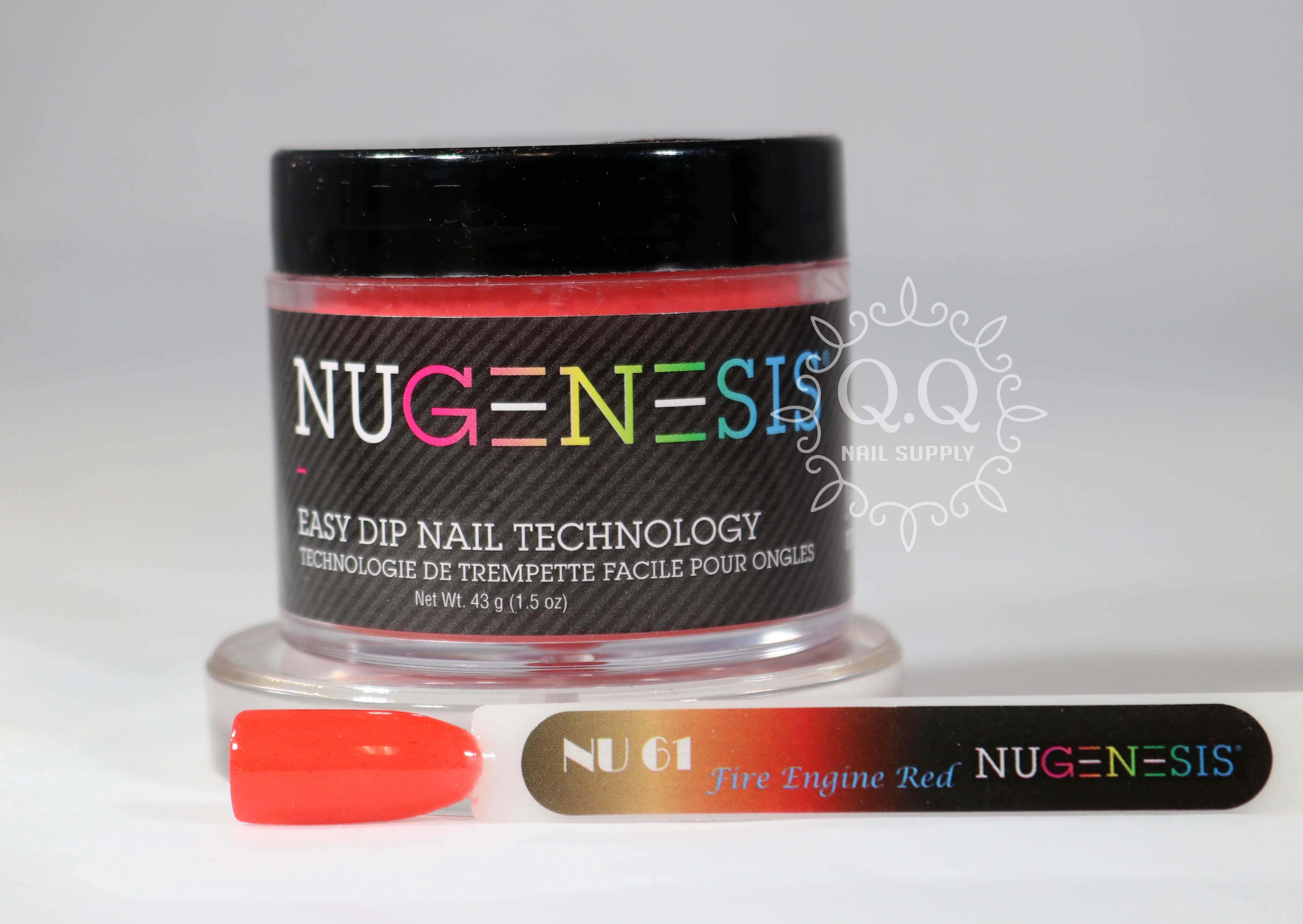 Nugenesis Dip Powder - NU 61 Fire Engine Red - Image 2