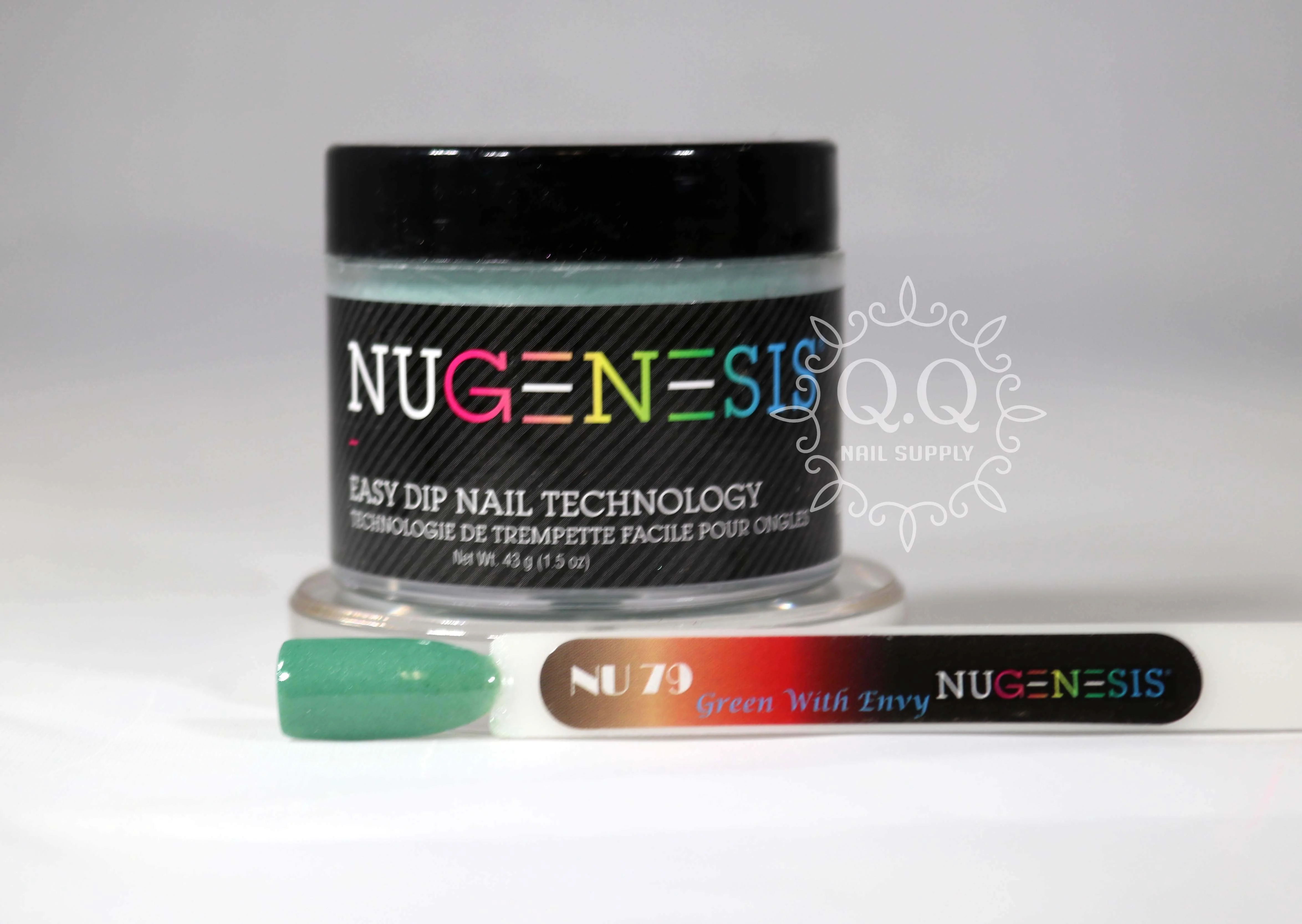 Nugenesis Dip Powder - NU 79 Green With Envy - Image 2
