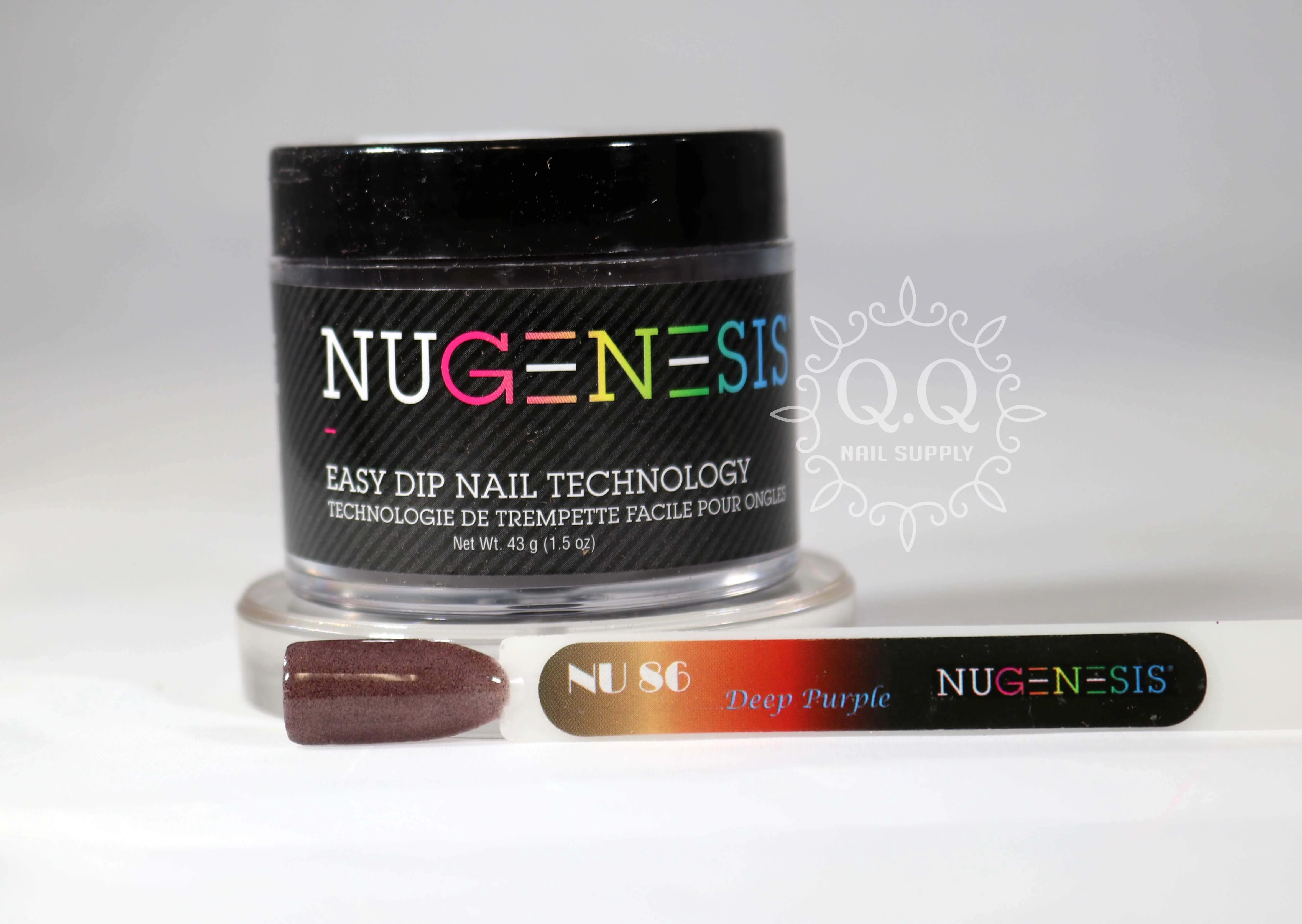 Nugenesis Dip Powder - NU 86 Deep Purple - Image 2