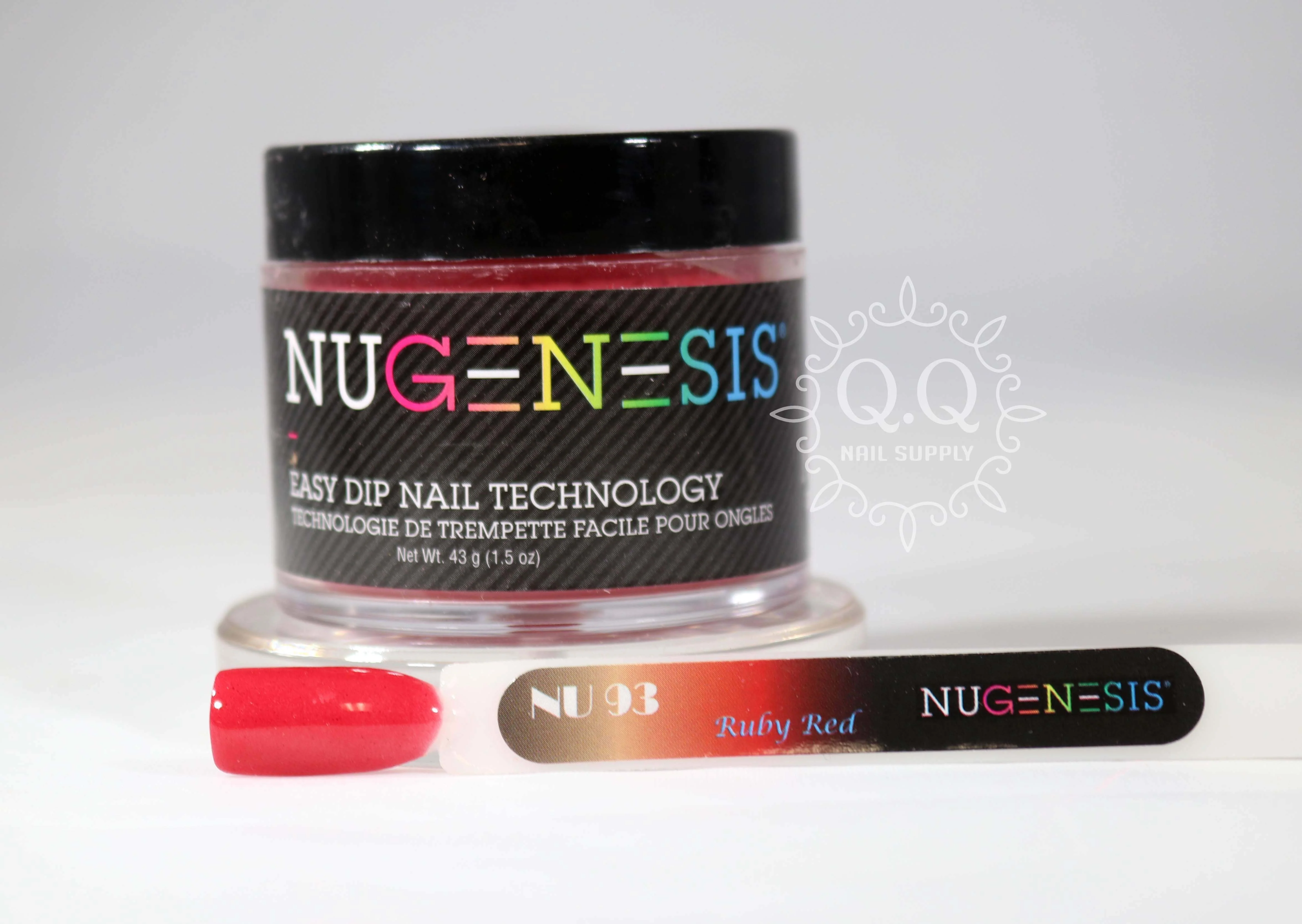 Nugenesis Dip Powder - NU 93 Ruby Red - Image 2