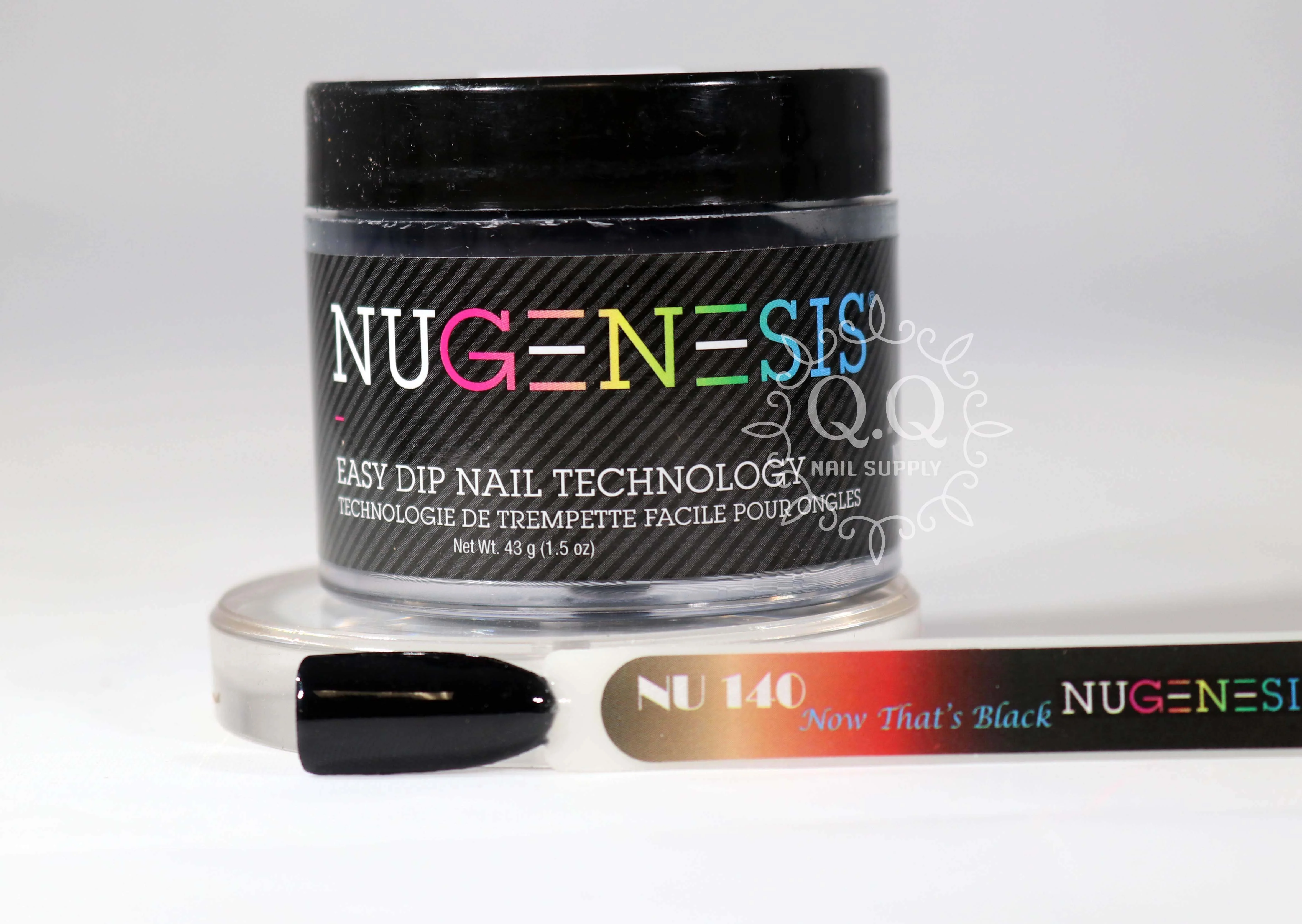 Nugenesis Dip Powder - NU 140 Now That's Black* - Image 2