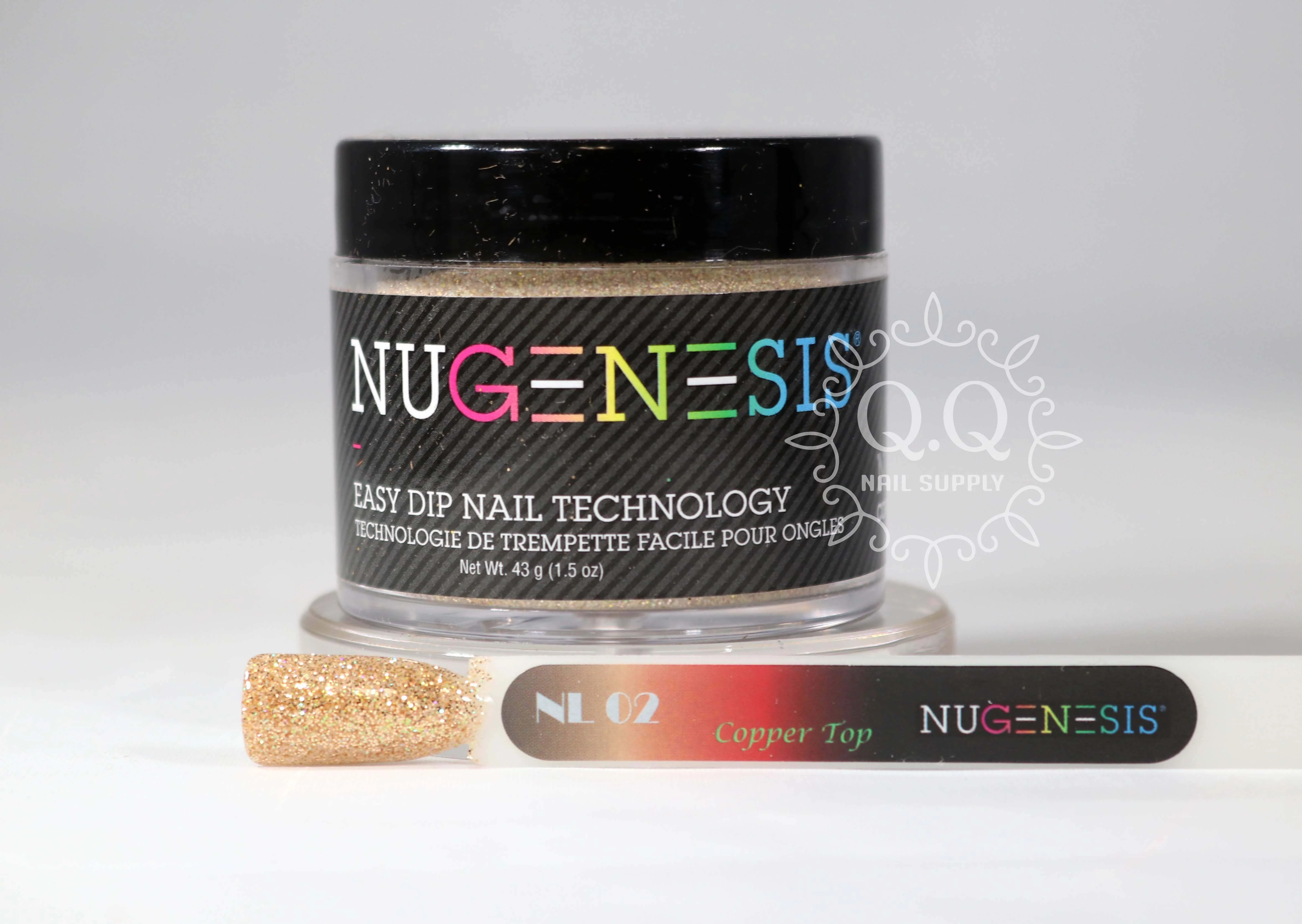 Nugenesis Dip Powder - NL 02 Copper Top - Image 2