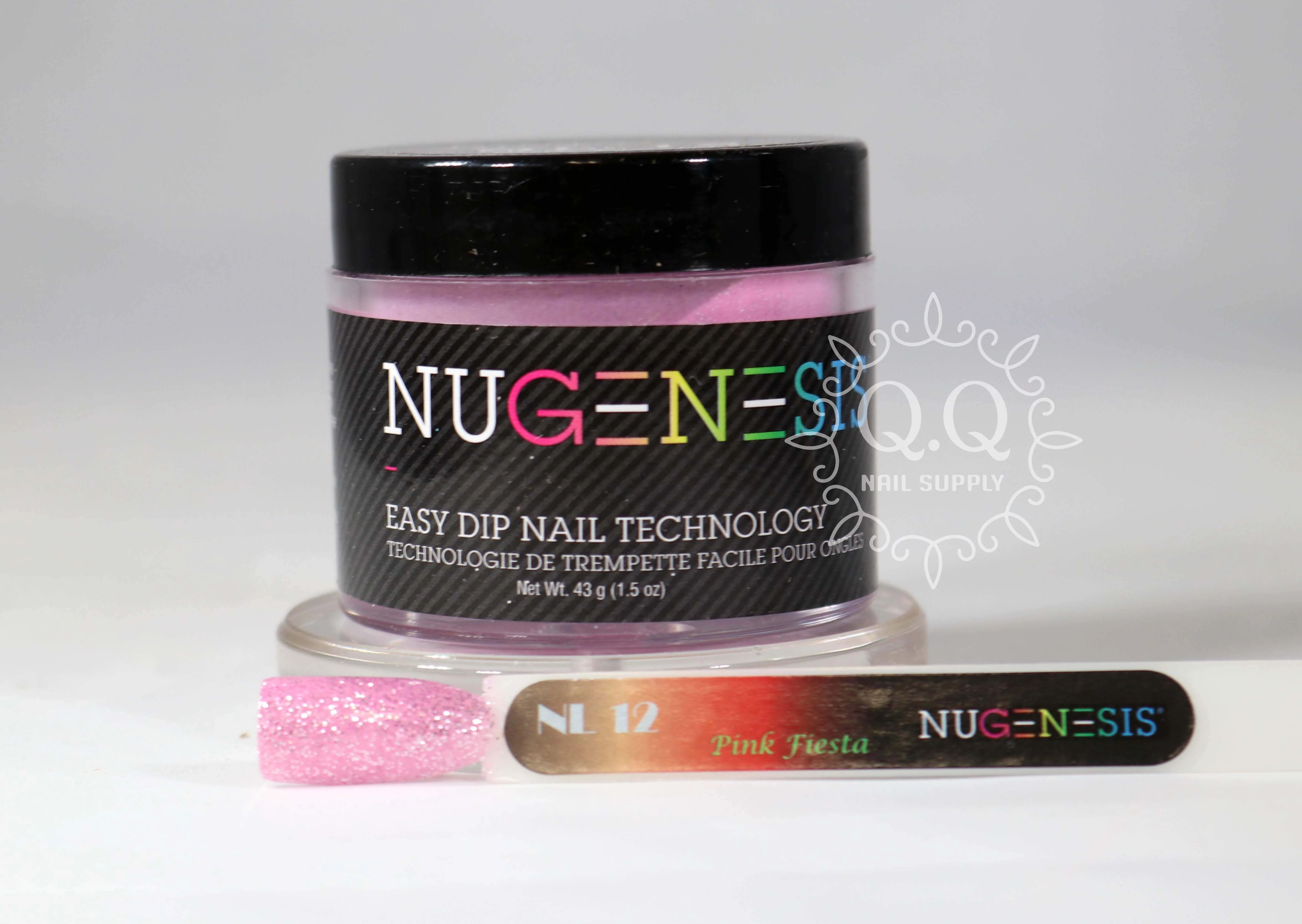 Nugenesis Dip Powder - NL 12 Pink Fiesta - Image 2
