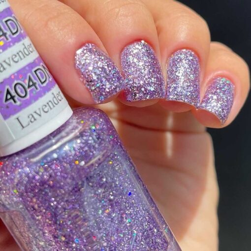 DND Gel Duo 404 - Lavender Daisy Star - Image 3