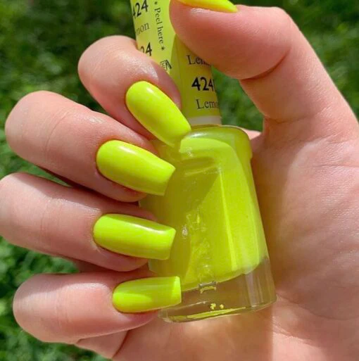 DND Gel Duo 424 - Lemon Juice - Image 3