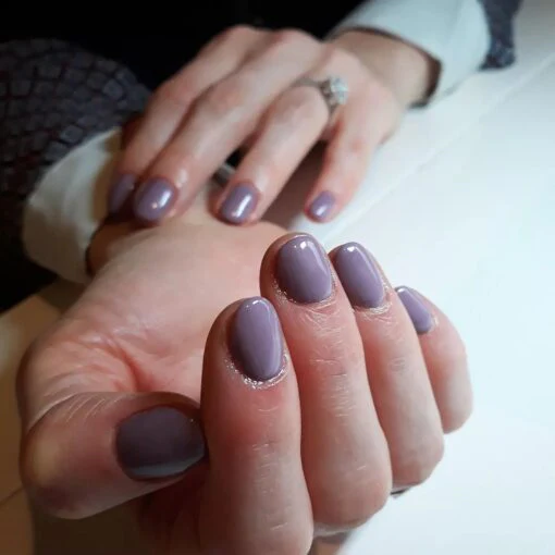 DND Gel Duo 489 - Antique Purple - Image 3