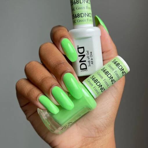 DND Gel Duo 568 - Green Forest, AK - Image 2