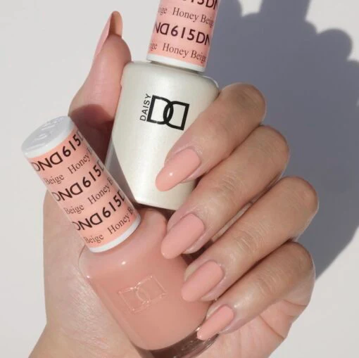 DND Gel Duo 615 - Honey Beige - Image 3