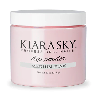 Kiara Sky Dip Powder - Medium Pink (10oz)