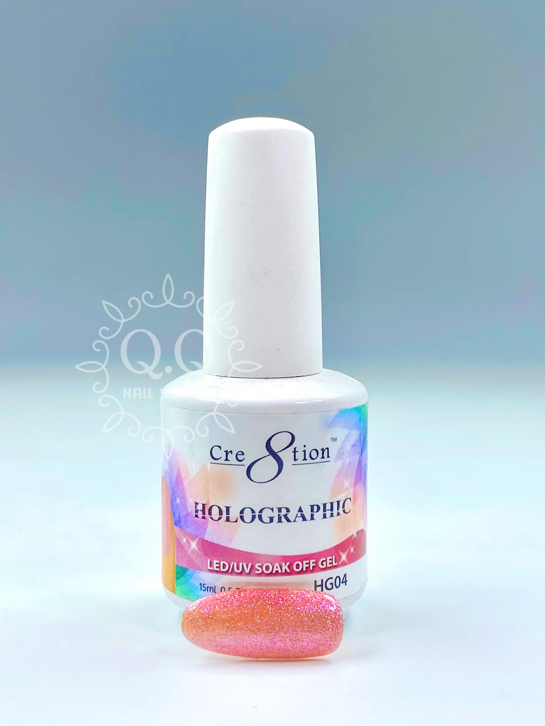 Cre8tion Soak-Off Holographic Gel 04 - Image 2