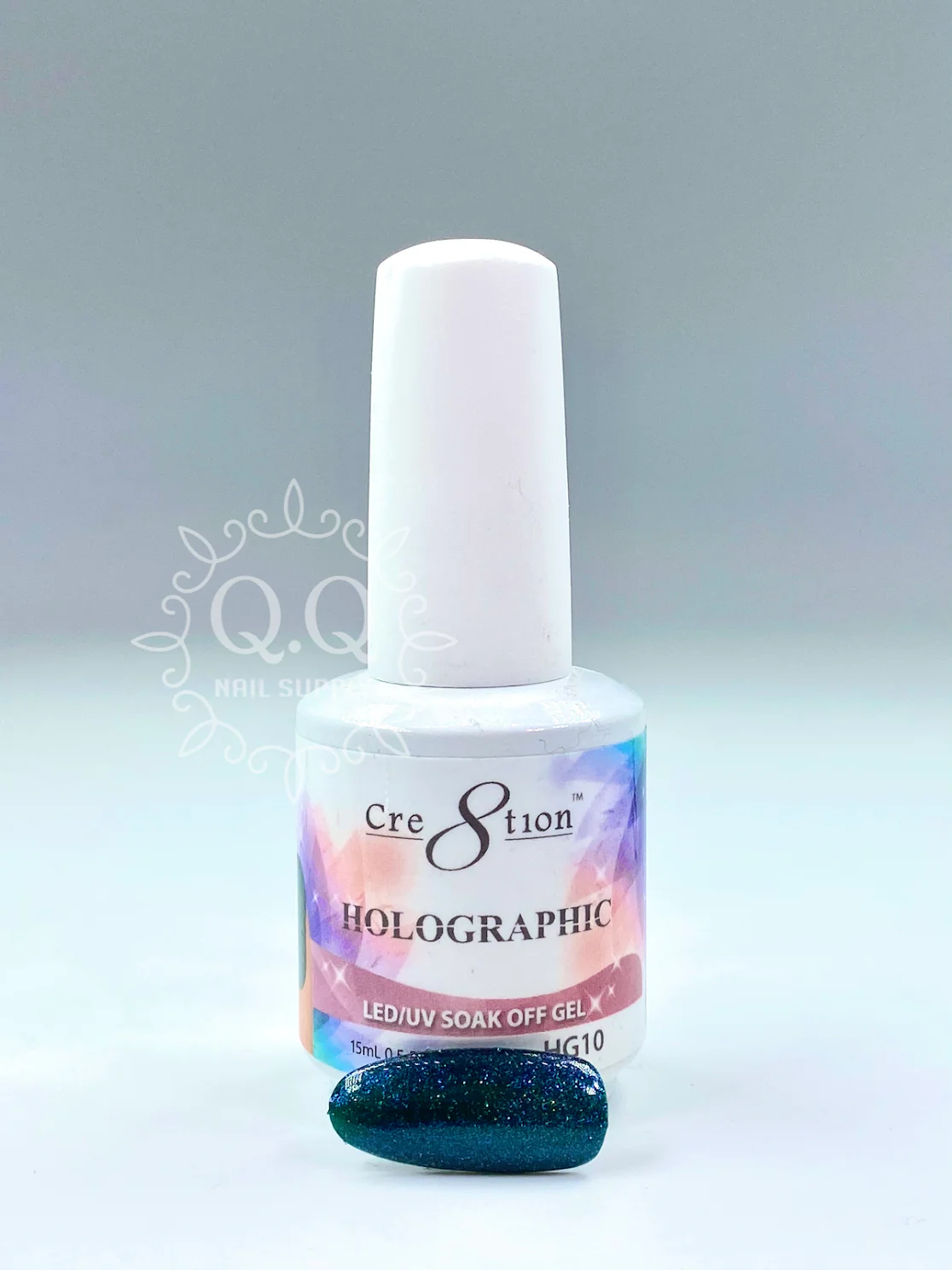Cre8tion Soak-Off Holographic Gel 10 - Image 2