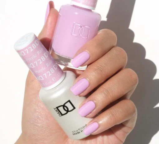 DND Gel Duo 728 - Purple Rain - Image 3