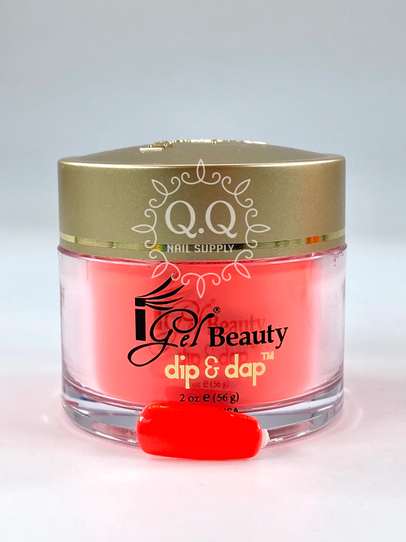 iGel Dip Powder - DD065 Fired Up Red - Image 3
