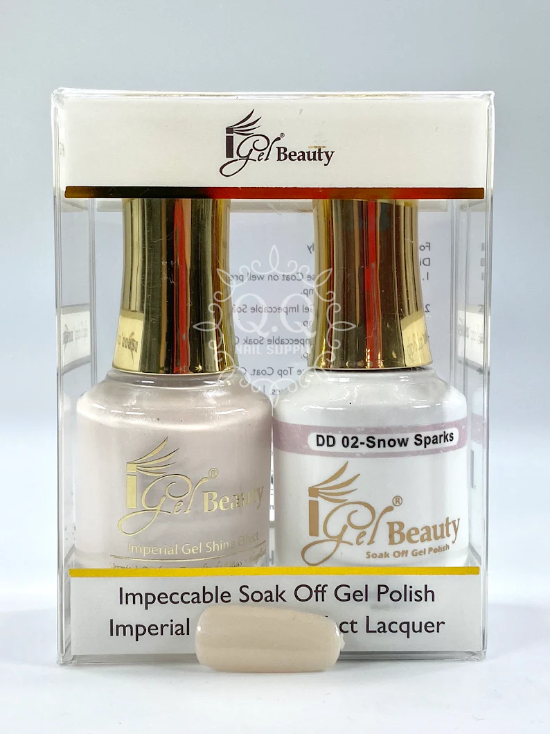 iGel Gel Duo - DD002 Snow Sparks - Image 3