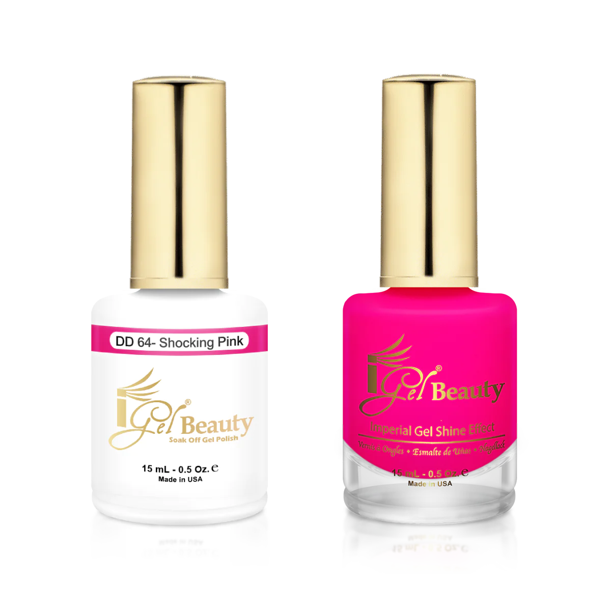 iGel Gel Duo - DD064 Shocking Pink