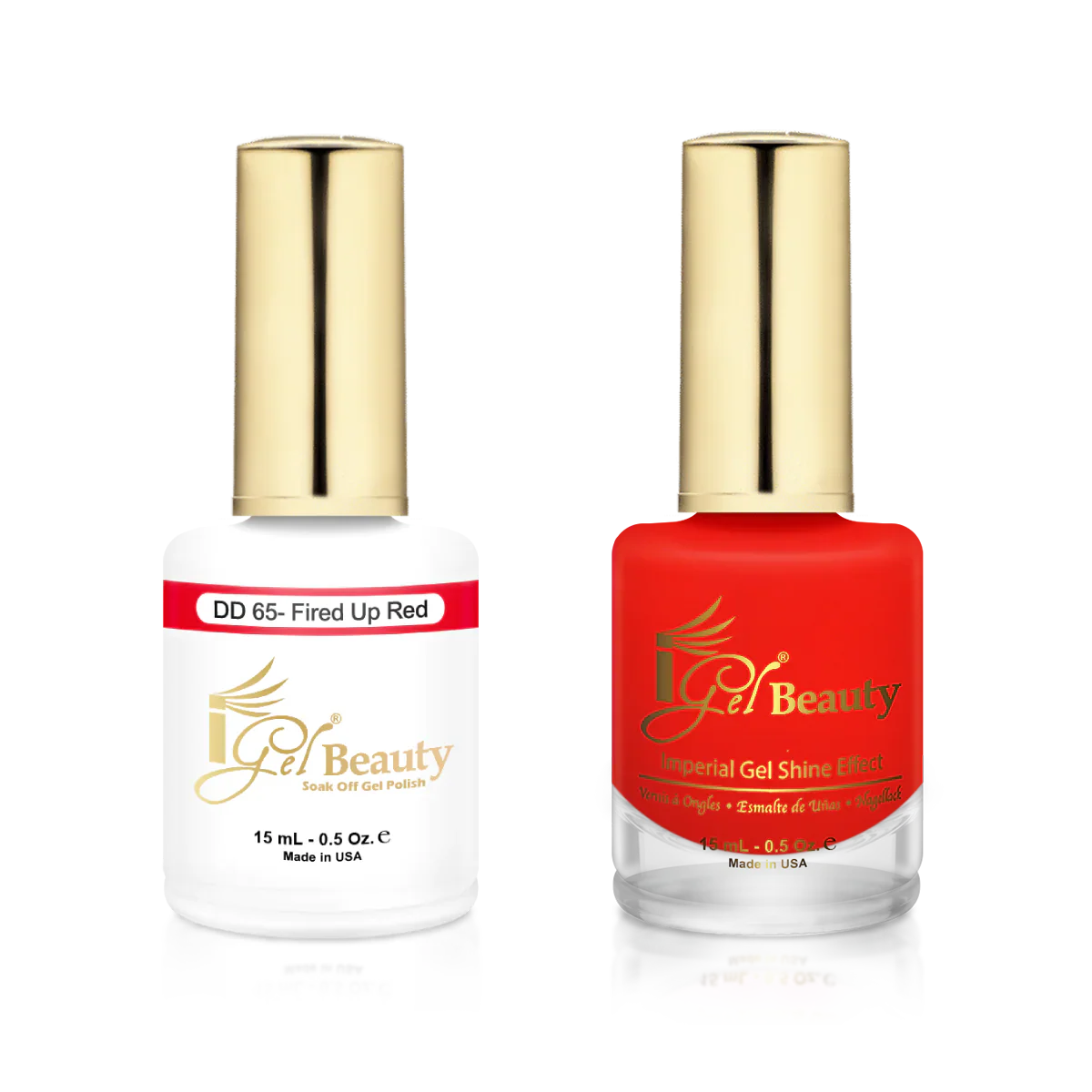 iGel Gel Duo - DD065 Fired Up Red