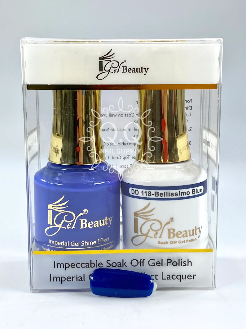 iGel Gel Duo - DD118 Bellissimo Blue - Image 3