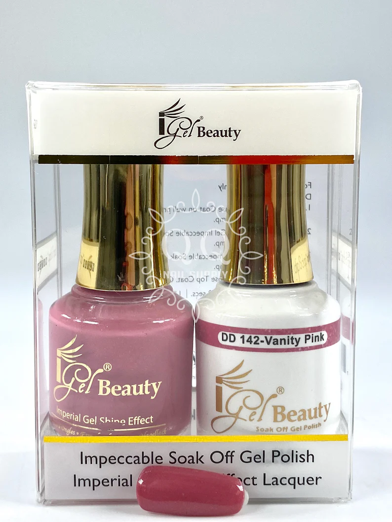 iGel Gel Duo - DD142 Vanity Pink - Image 3
