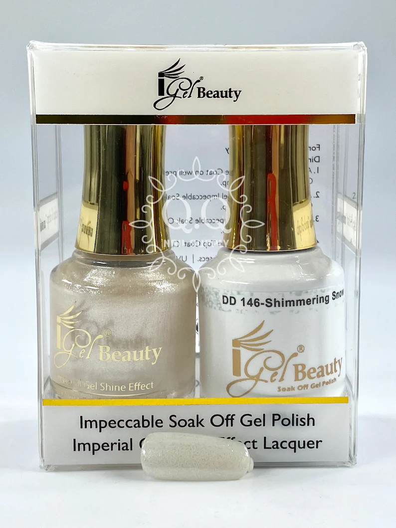 iGel Gel Duo - DD146 Shimmering Snow - Image 3