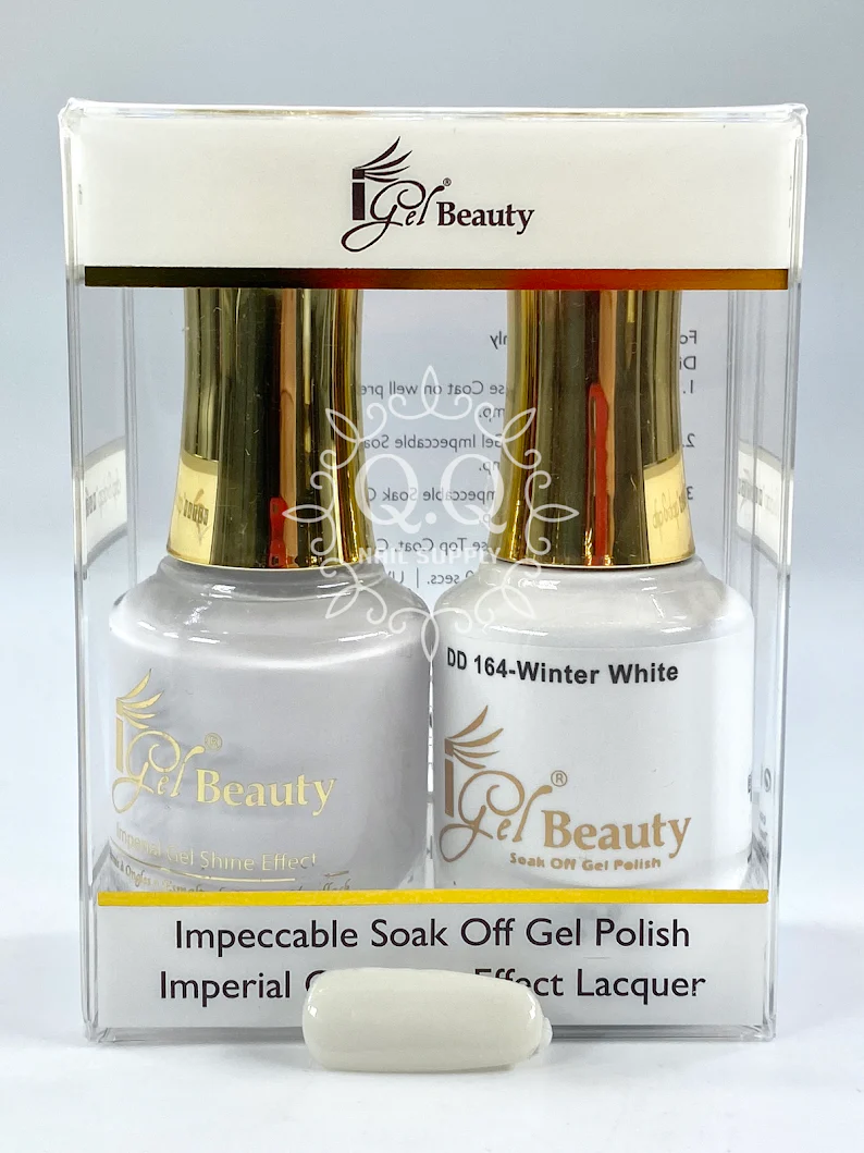 iGel Gel Duo - DD164 Winter White (Soft White) - Image 3