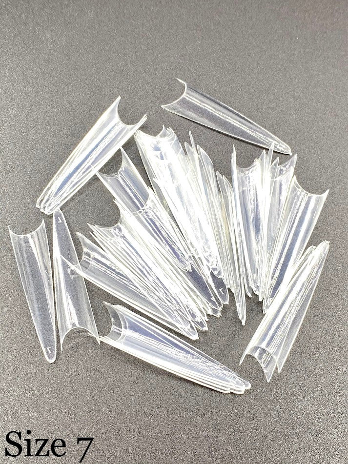 AMG Clear Stiletto Tips (0-9) - Image 8