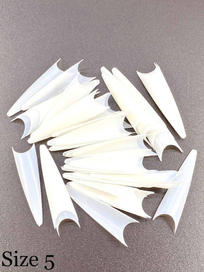 AMG Natural Stiletto Tips (0-9) - Image 6