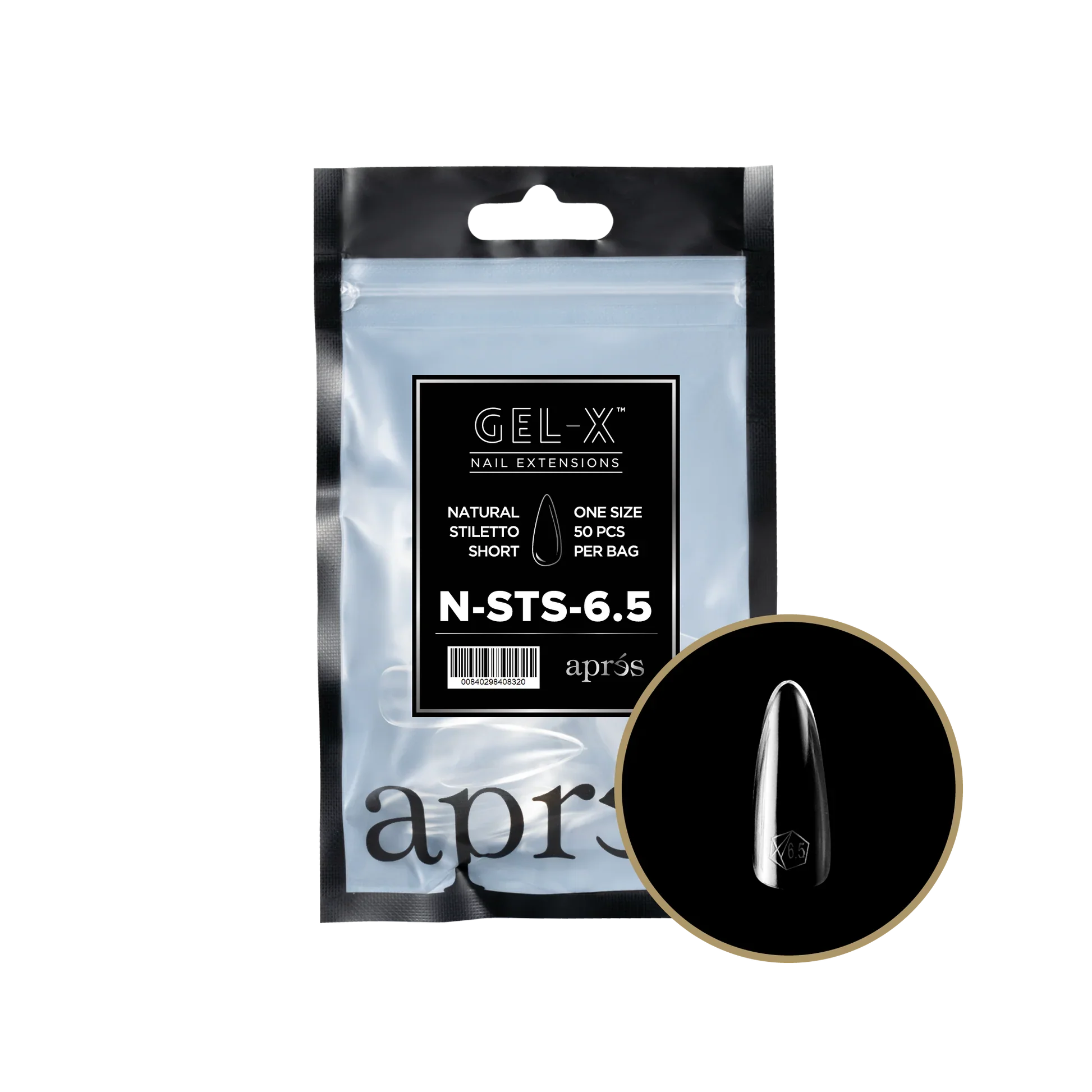 Apres 2.0 Natural Stiletto Short Refill Bags - Image 4