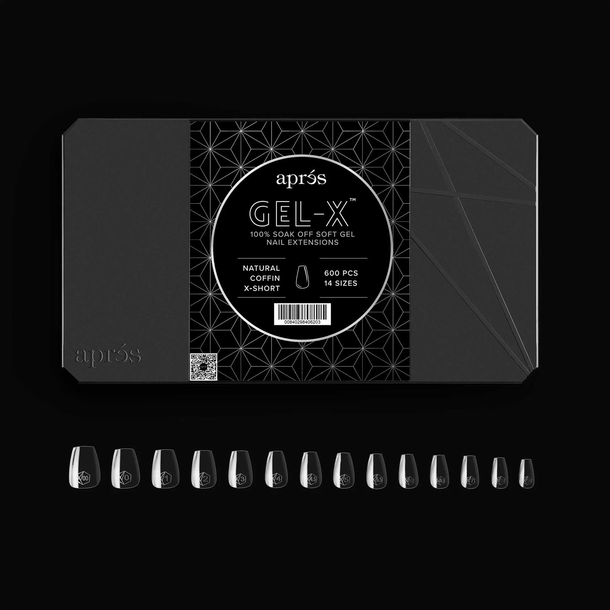Apres Gel-X 2.0 Natural Coffin Tip Box - Image 3