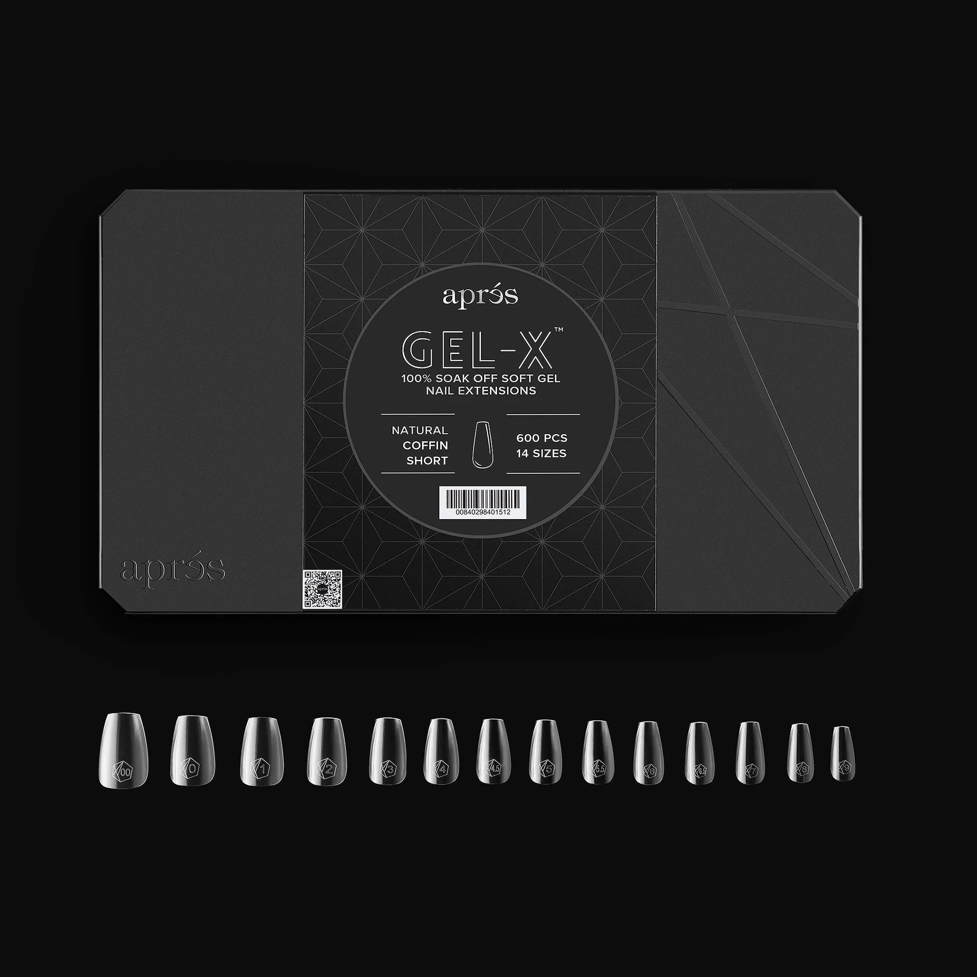Apres Gel-X 2.0 Natural Coffin Tip Box - Image 4