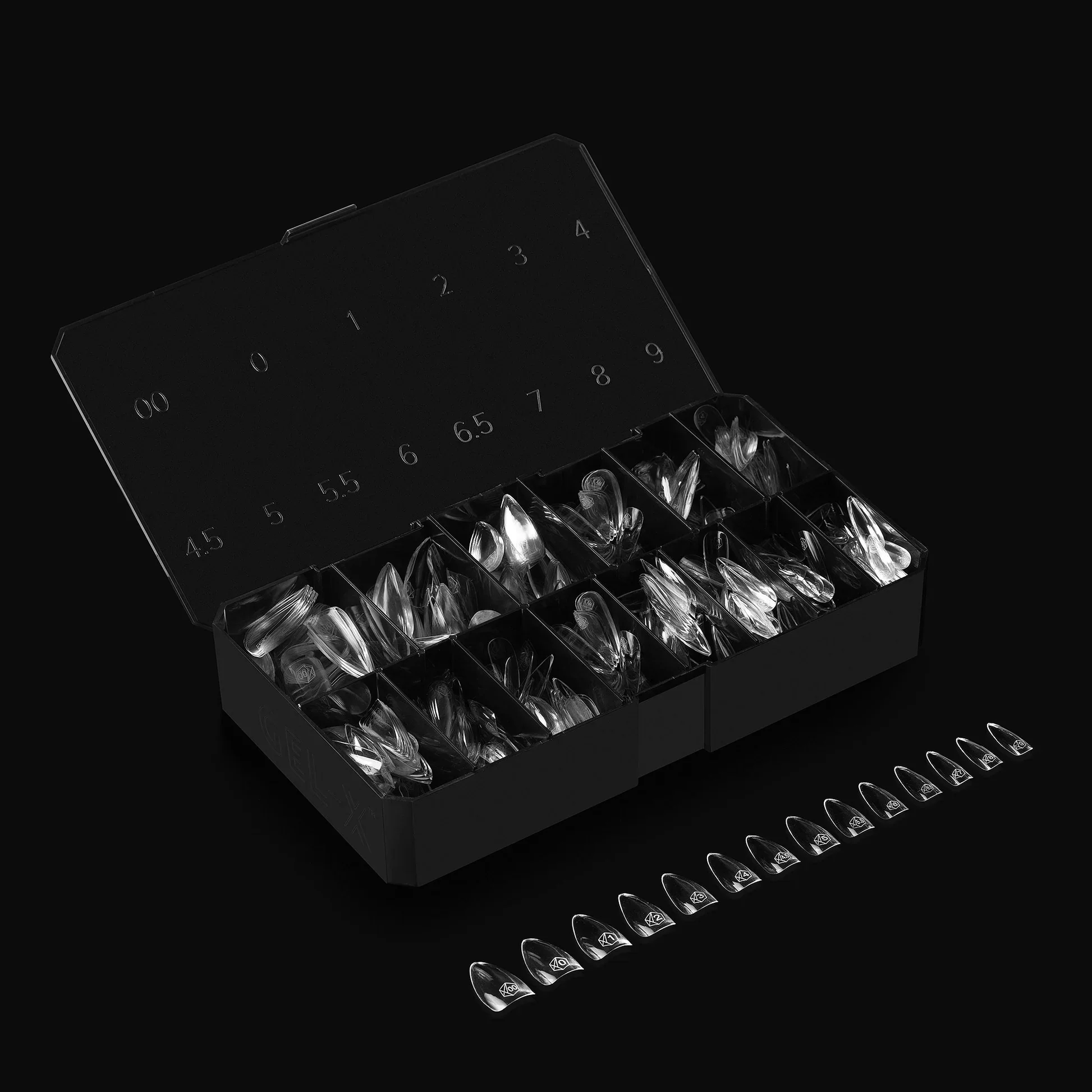 Apres Gel-X 2.0 Natural Stiletto Tip Box - Image 2