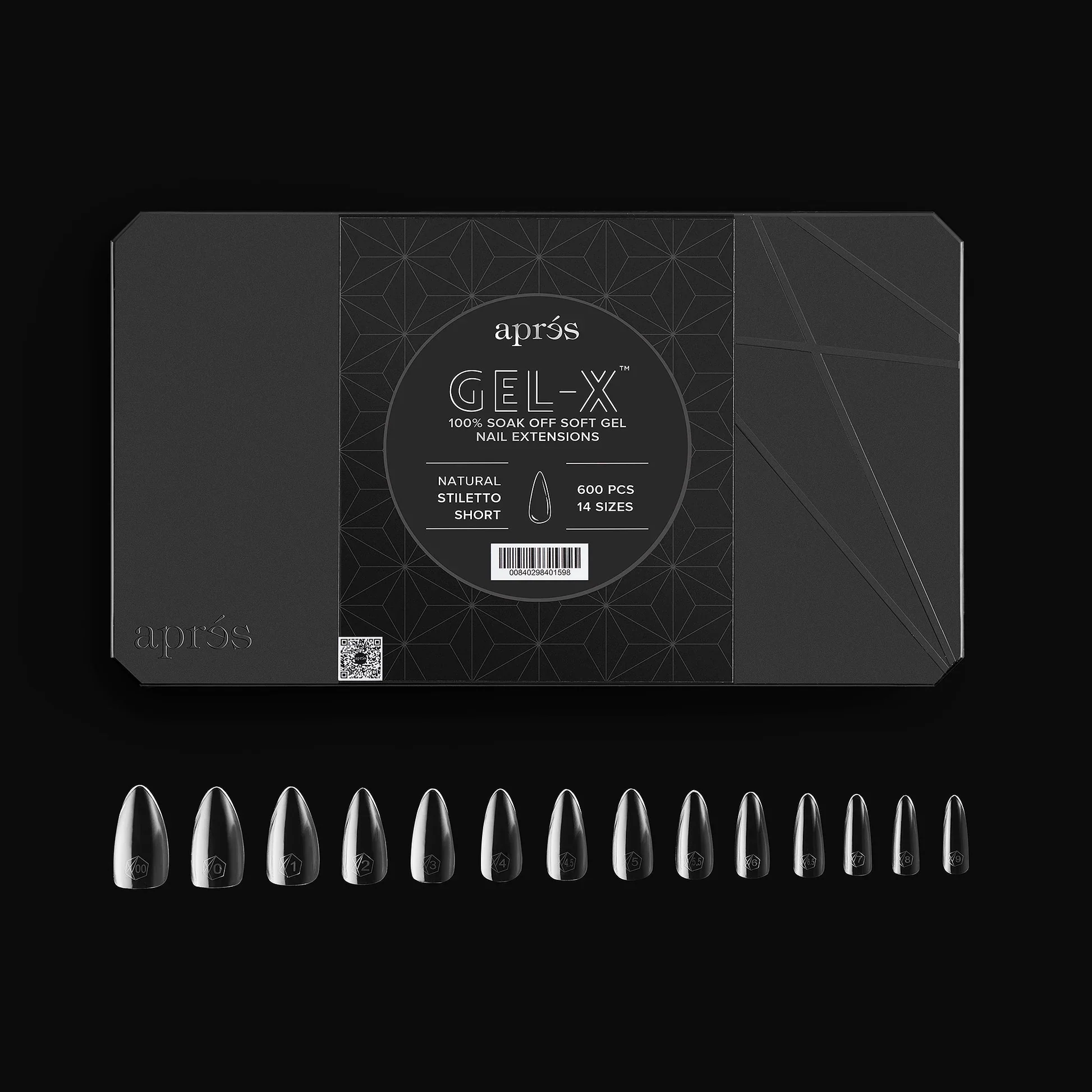 Apres Gel-X 2.0 Natural Stiletto Tip Box - Image 4