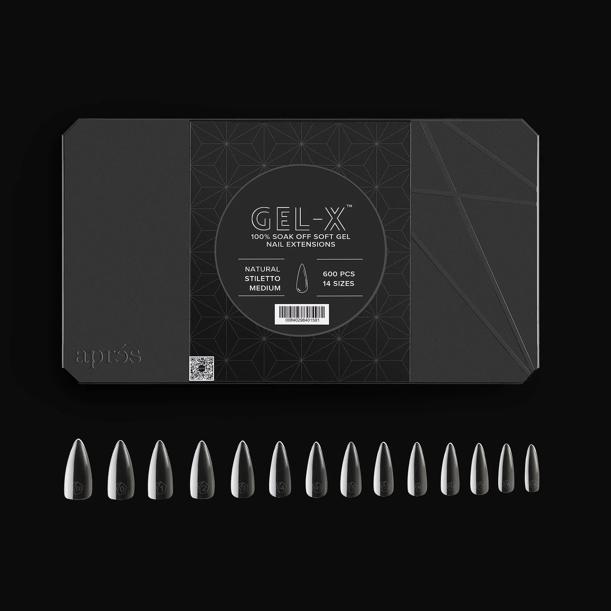 Apres Gel-X 2.0 Natural Stiletto Tip Box - Image 5