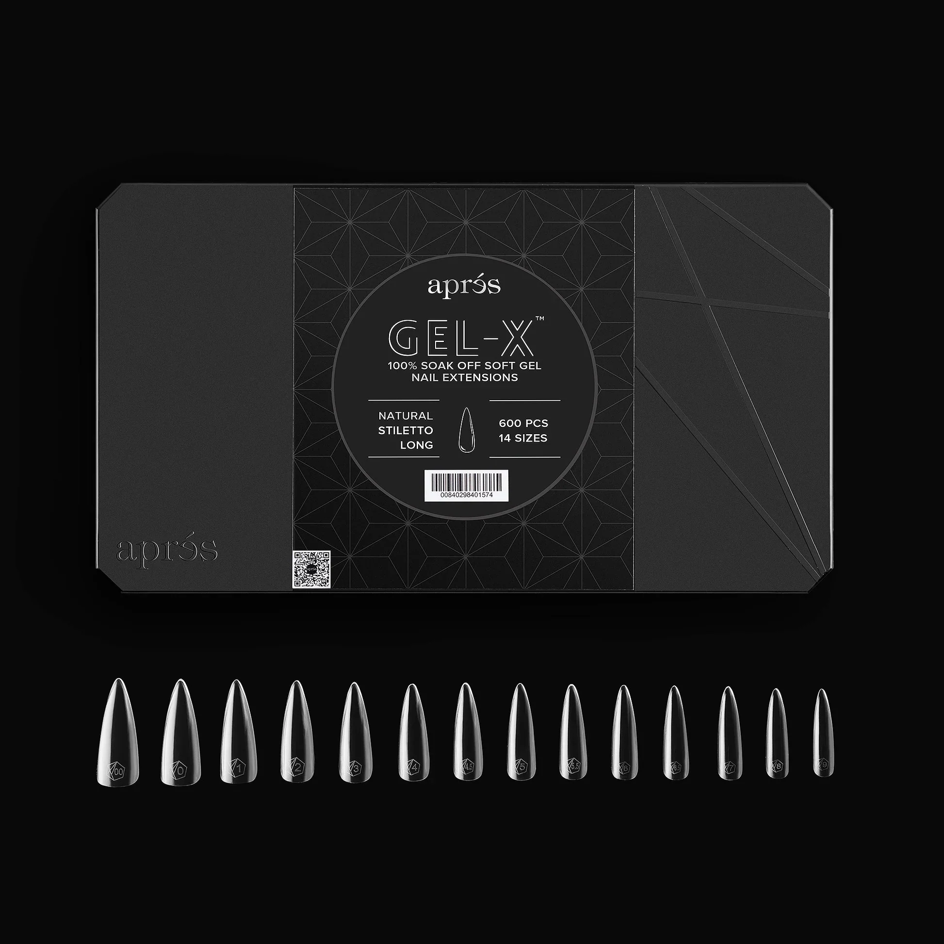 Apres Gel-X 2.0 Natural Stiletto Tip Box - Image 6