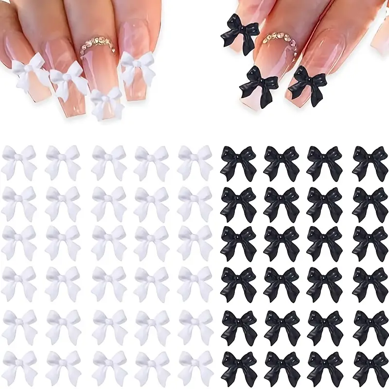 Bow Tie Nail Charms (50pcs) - Image 4