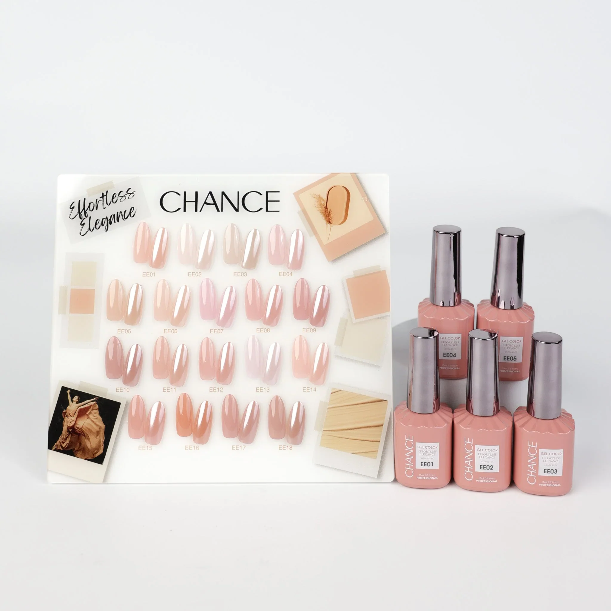 Cre8tion Chance "Effortless Elegance" Gel Collection (18 Colors) - Image 2