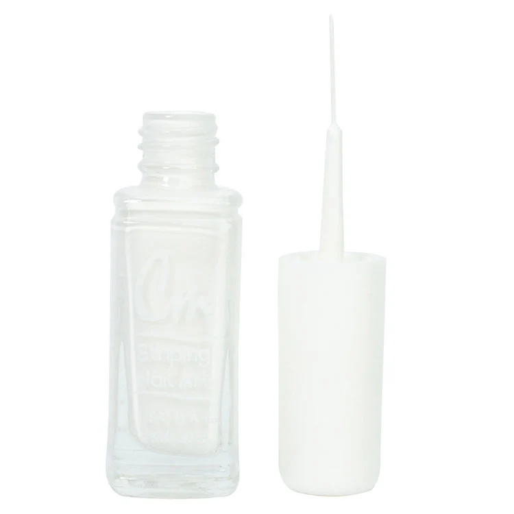 CM Detailing Nail Art Lacquer - 02 White - Image 2