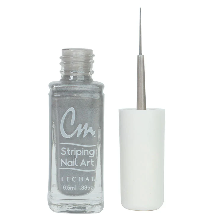 CM Detailing Nail Art Lacquer - 20 Platinum Pearl - Image 2