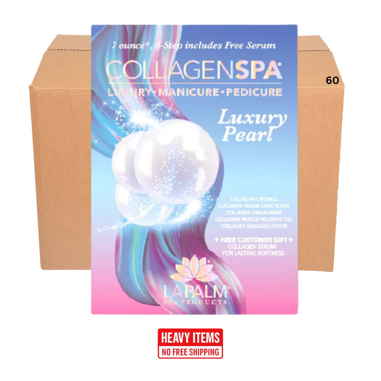 LaPalm Collagen Spa Bomb Pedicure Deluxe - 7 Steps (Case of 60) - Image 7