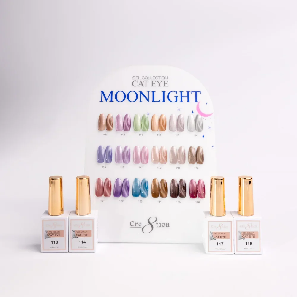 Cre8tion Cat Eye Gel Collection - Moonlight (18 Colors)