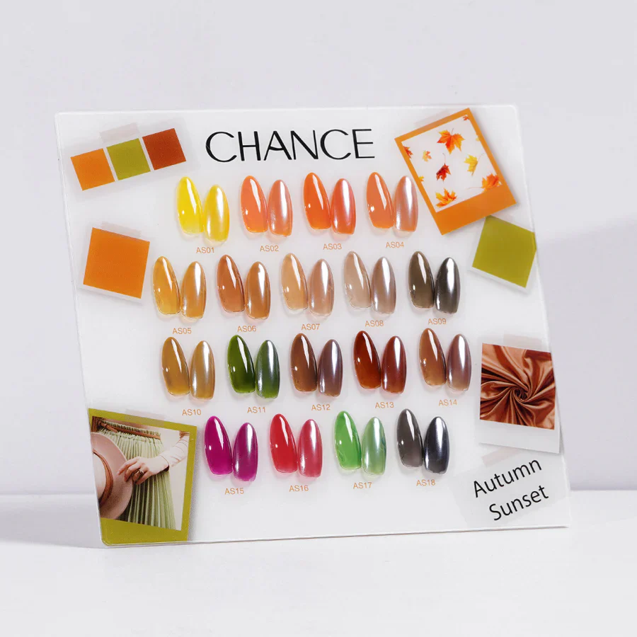 Cre8tion Chance "Autumn Sunset" Gel Collection (18 Colors) - Image 3