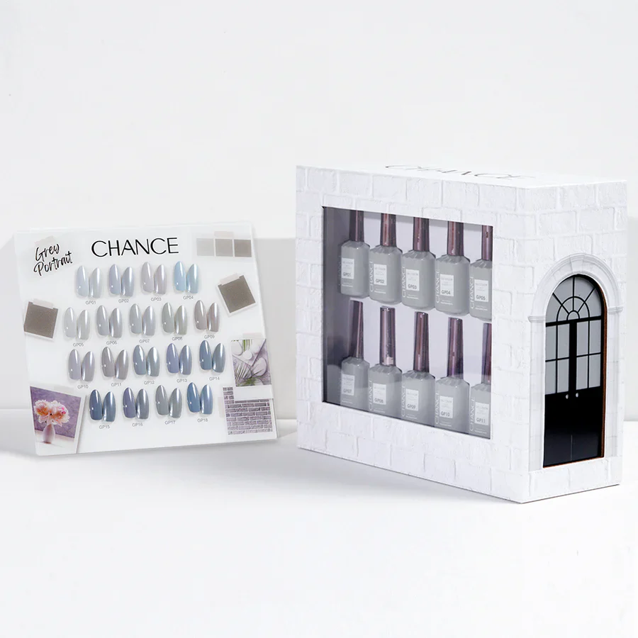 Cre8tion Chance "Grey Portrait" Gel Collection (18 Colors)