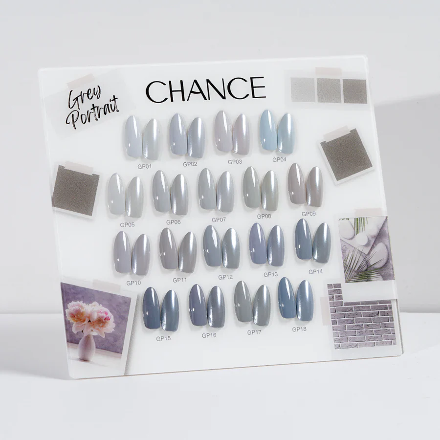 Cre8tion Chance "Grey Portrait" Gel Collection (18 Colors) - Image 3