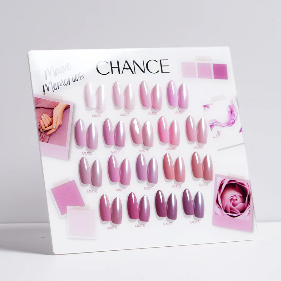 Cre8tion Chance "Mauve Memories" Gel Collection (18 Colors) - Image 3