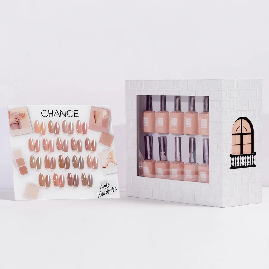 Cre8tion Chance "Nude Wardrobe" Gel Collection (18 Colors)