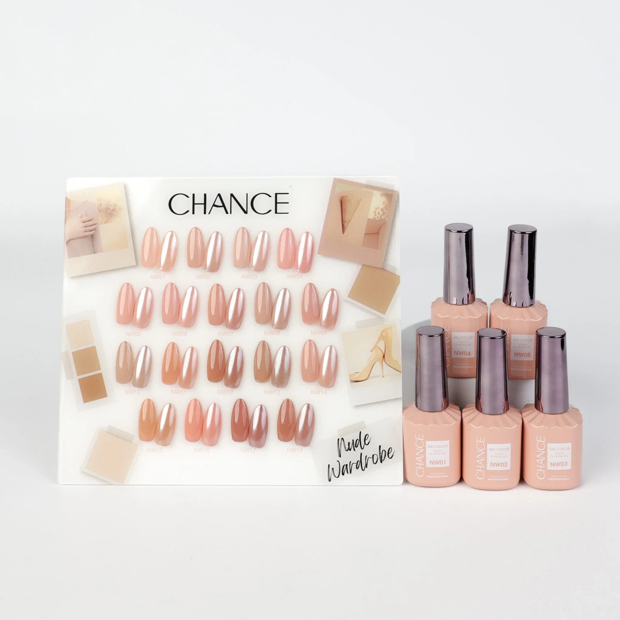 Cre8tion Chance "Nude Wardrobe" Gel Collection (18 Colors) - Image 2