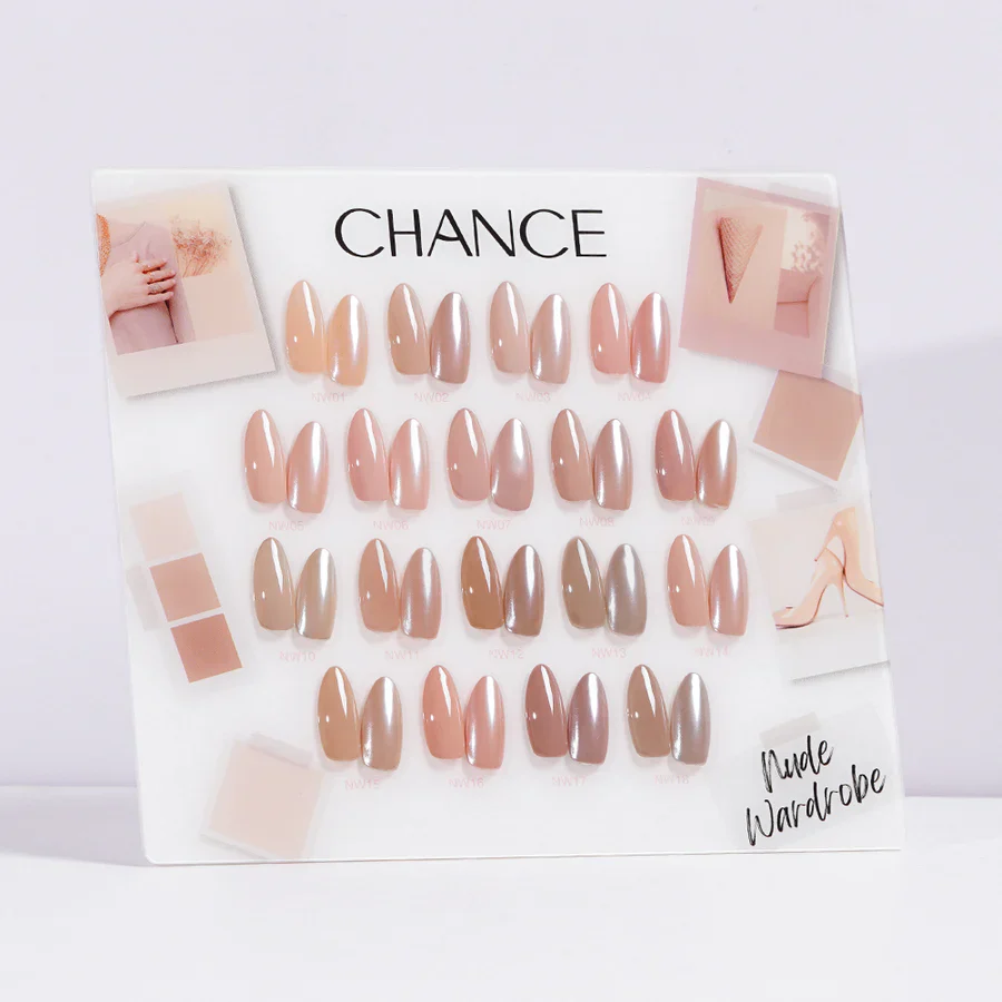 Cre8tion Chance "Nude Wardrobe" Gel Collection (18 Colors) - Image 3