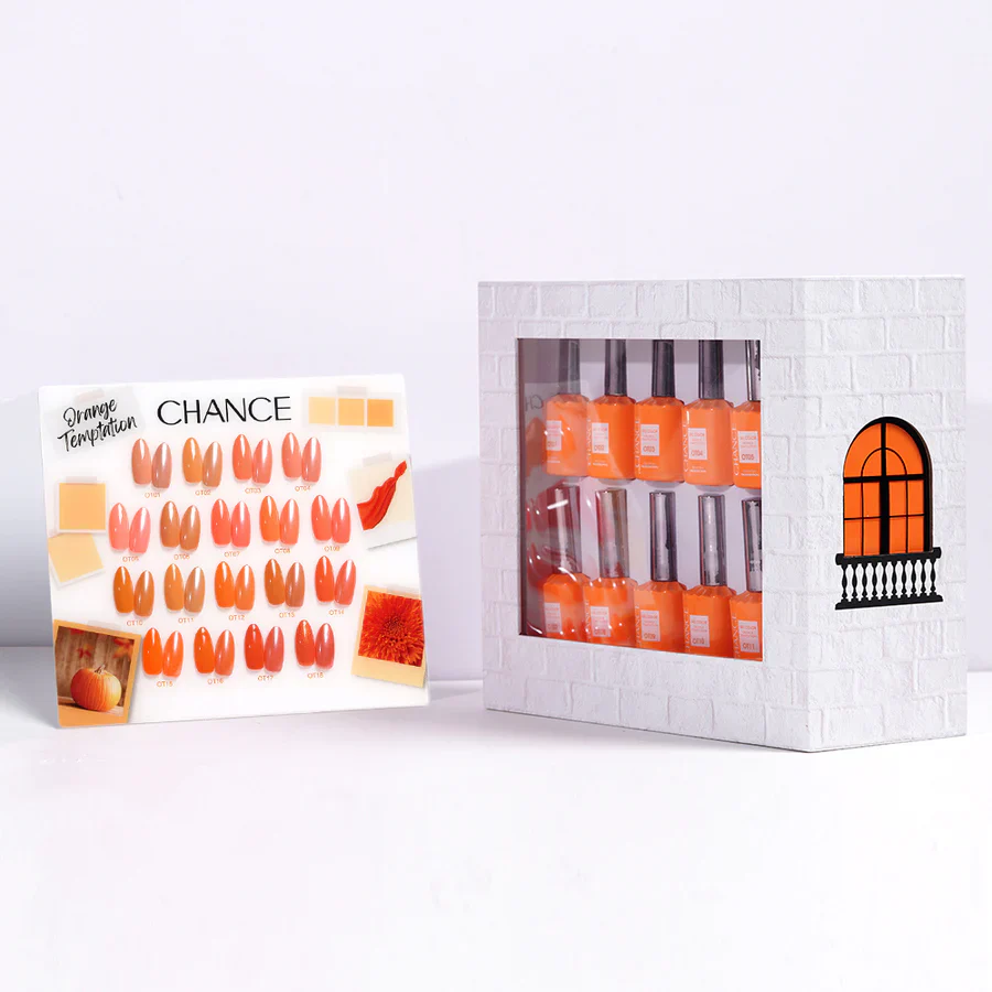 Cre8tion Chance "Orange Temptation" Gel Collection (18 Colors)