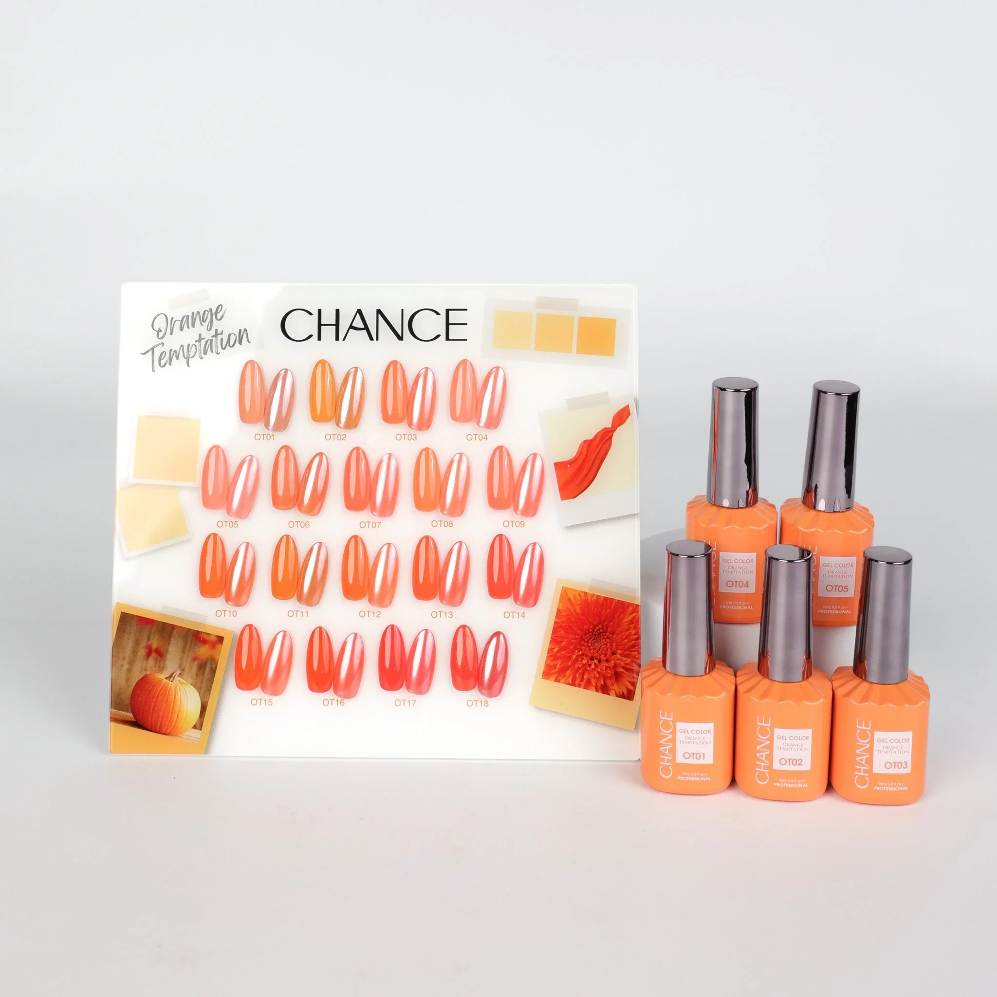 Cre8tion Chance "Orange Temptation" Gel Collection (18 Colors) - Image 2