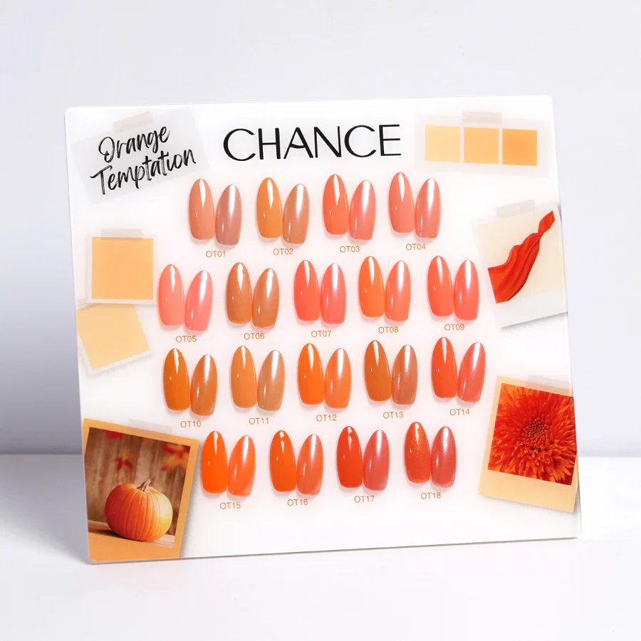 Cre8tion Chance "Orange Temptation" Gel Collection (18 Colors) - Image 3