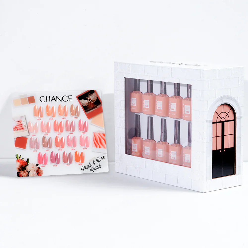 Cre8tion Chance "Peach & Rose Blush" Gel Collection (18 Colors)